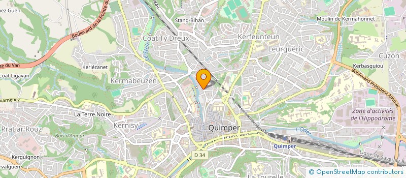 localisation de l'entreprise MONSIEUR GABRIEL SCOLAN à QUIMPER