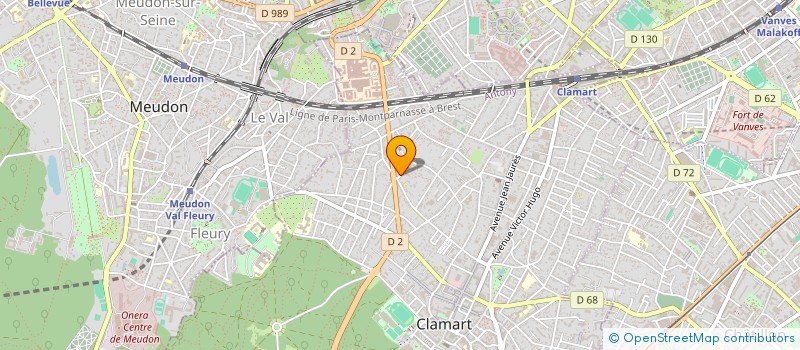 localisation de l'entreprise MONSIEUR GABRIEL SERET à CLAMART