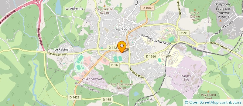 localisation de l'entreprise MONSIEUR GABRIEL SERRE  EGLETONS