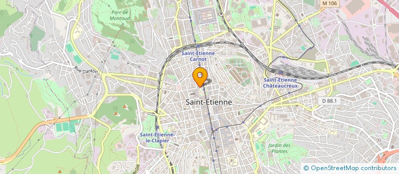 localisation de l'entreprise MONSIEUR GABRIEL SEVE à SAINT-ETIENNE