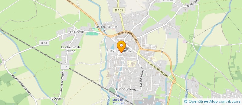 localisation de l'entreprise MONSIEUR GABRIEL SILVEIRA à SURY-LE-COMTAL