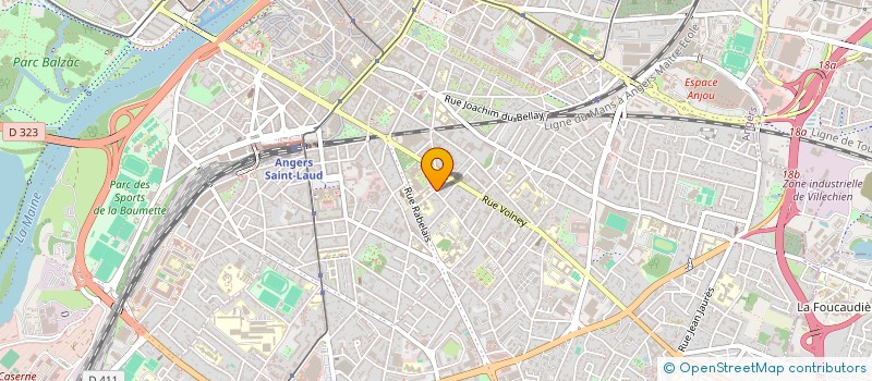 localisation de l'entreprise MONSIEUR GABRIEL SIMON à ANGERS