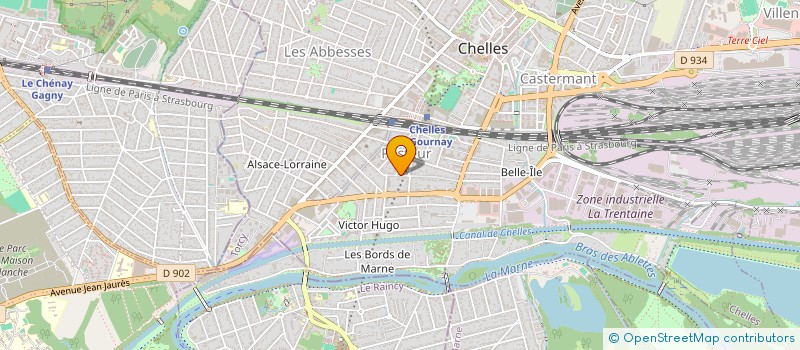 localisation de l'entreprise MONSIEUR GABRIEL SINCU  CHELLES