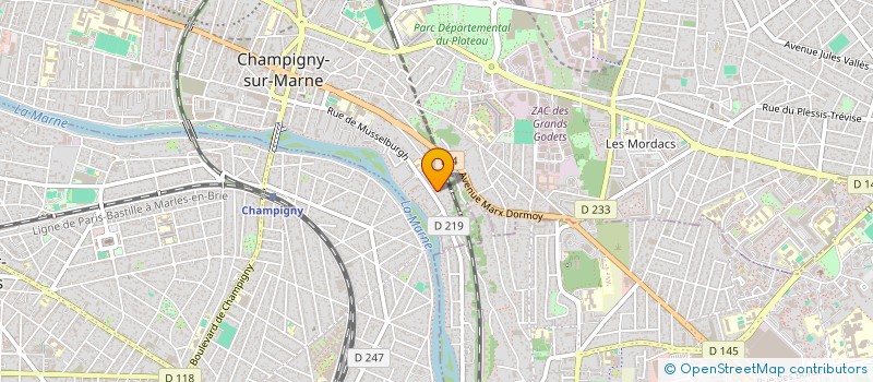 localisation de l'entreprise MONSIEUR GABRIEL SMADJA  CHAMPIGNY-SUR-MARNE