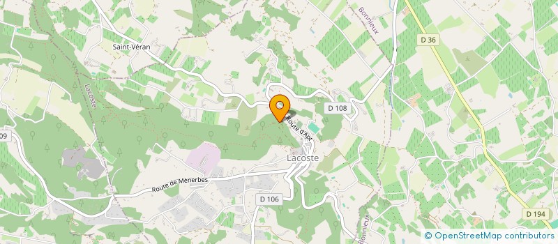 localisation de l'entreprise MONSIEUR GABRIEL SOBIN  LACOSTE