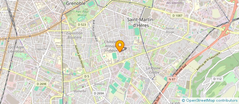 localisation de l'entreprise MONSIEUR GABRIEL SOUCLIER  GRENOBLE