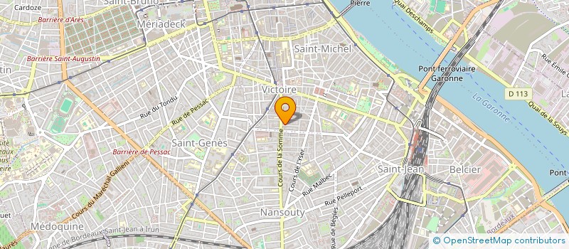 localisation de l'entreprise MONSIEUR GABRIEL SOUDAN  BORDEAUX