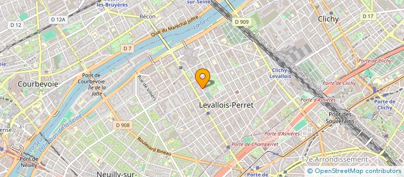 localisation de l'entreprise MONSIEUR GABRIEL SOULLIER à LEVALLOIS-PERRET