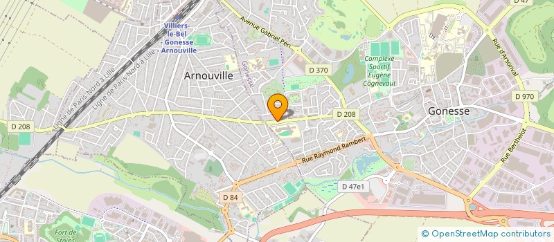 localisation de l'entreprise MONSIEUR GABRIEL ST JULIEN  GONESSE