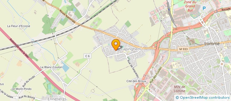 localisation de l'entreprise MONSIEUR GABRIEL STRECKER  CAPINGHEM