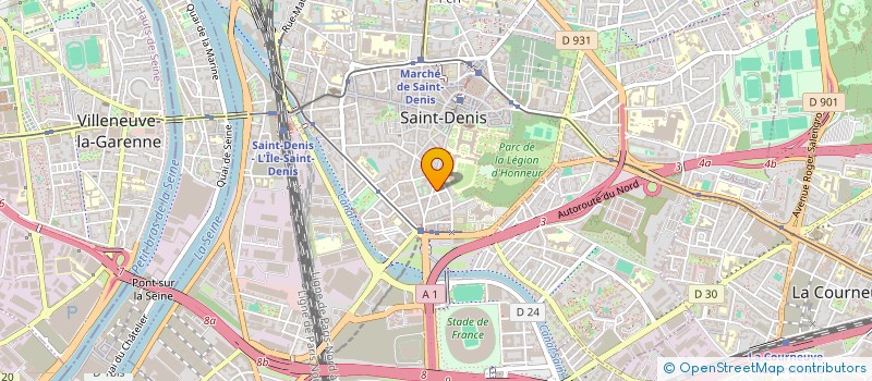 localisation de l'entreprise MONSIEUR GABRIEL SZELES à SAINT-DENIS