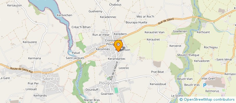 localisation de l'entreprise MONSIEUR GABRIEL TANGUY  SIBIRIL