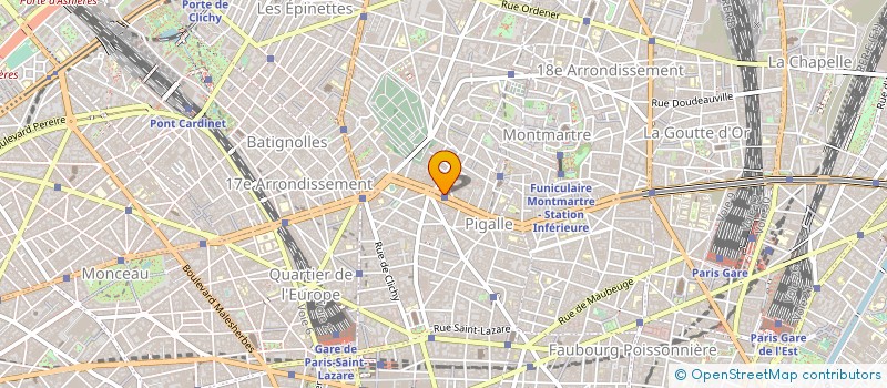 localisation de l'entreprise MONSIEUR GABRIEL TEISSON  PARIS