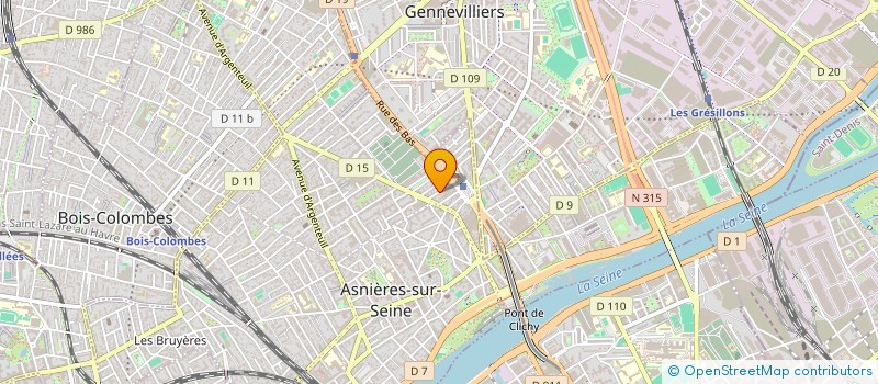 localisation de l'entreprise MONSIEUR GABRIEL TELLIER à ASNIERES-SUR-SEINE