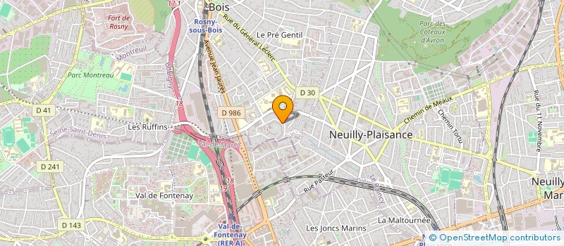 localisation de l'entreprise MONSIEUR GABRIEL TEMSTET à ROSNY-SOUS-BOIS