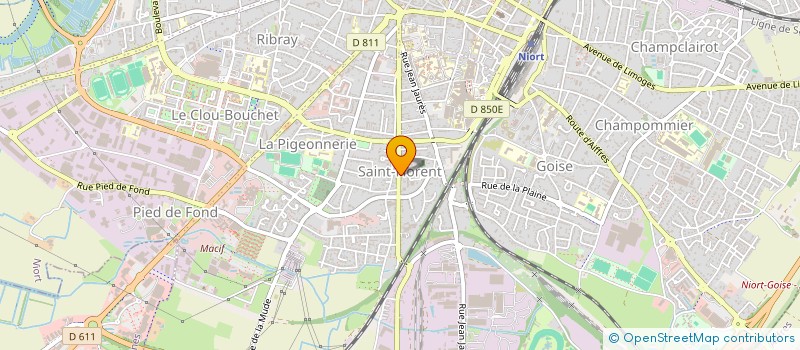 localisation de l'entreprise MONSIEUR GABRIEL TENAILLEAU à NIORT
