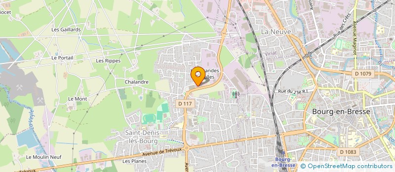 localisation de l'entreprise MONSIEUR GABRIEL TEODOREANU à SAINT-DENIS-LES-BOURG