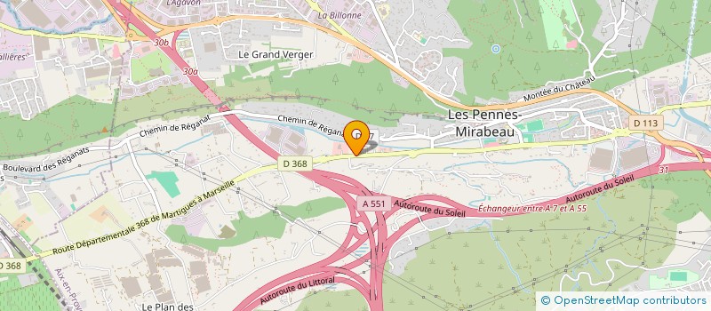 localisation de l'entreprise MONSIEUR GABRIEL TESTA à LES PENNES-MIRABEAU