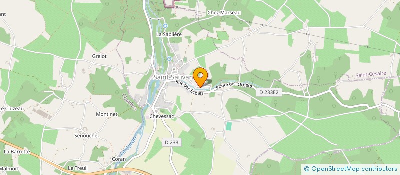 localisation de l'entreprise MONSIEUR GABRIEL THIBAULT à CHANIERS