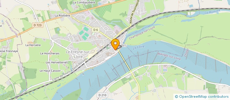 localisation de l'entreprise MONSIEUR GABRIEL TIRNACOP à INGRANDES-LE-FRESNE-SUR-LOIRE