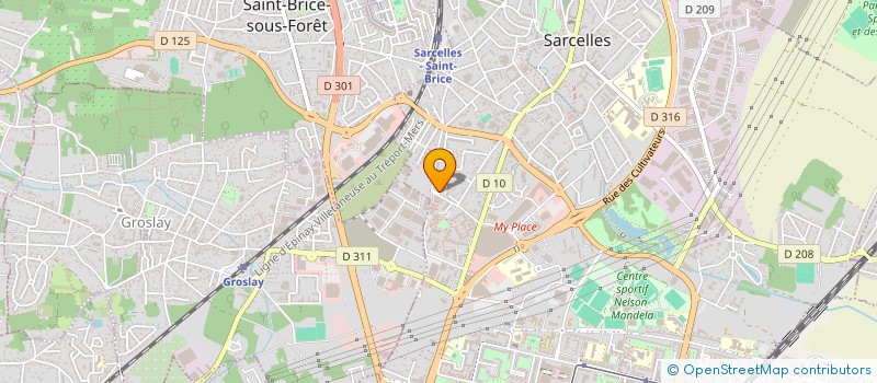 localisation de l'entreprise MONSIEUR GABRIEL TIRSINA  SARCELLES