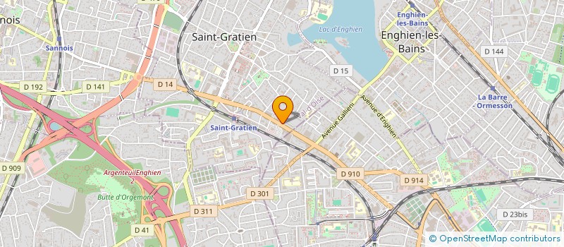 localisation de l'entreprise MONSIEUR GABRIEL TISEANU  SAINT-GRATIEN