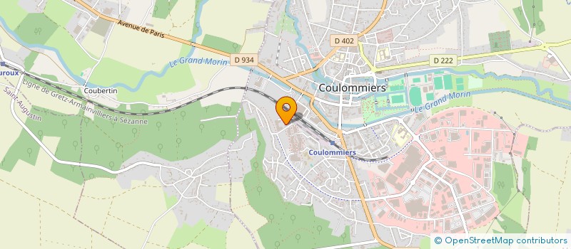localisation de l'entreprise MONSIEUR GABRIEL TRIBOULAT à COULOMMIERS