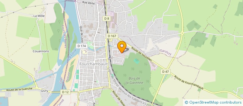 localisation de l'entreprise MONSIEUR GABRIEL TROUX  FOURCHAMBAULT