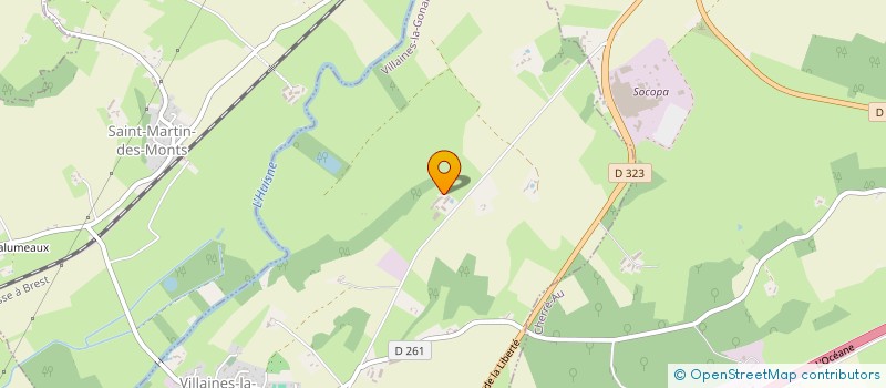 localisation de l'entreprise MONSIEUR GABRIEL TUFFIER  VILLAINES-LA-GONAIS