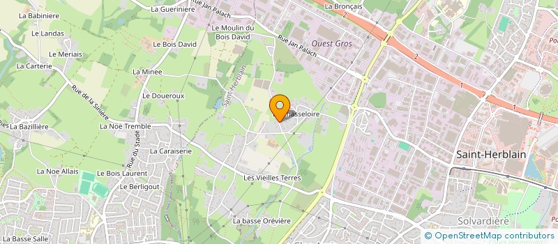 localisation de l'entreprise MONSIEUR GABRIEL TURPIN  ST-HERBLAIN