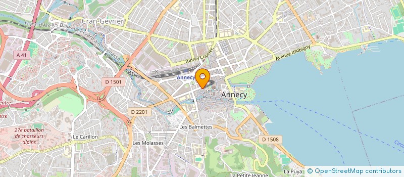 localisation de l'entreprise MONSIEUR GABRIEL VAINTRUB à ANNECY
