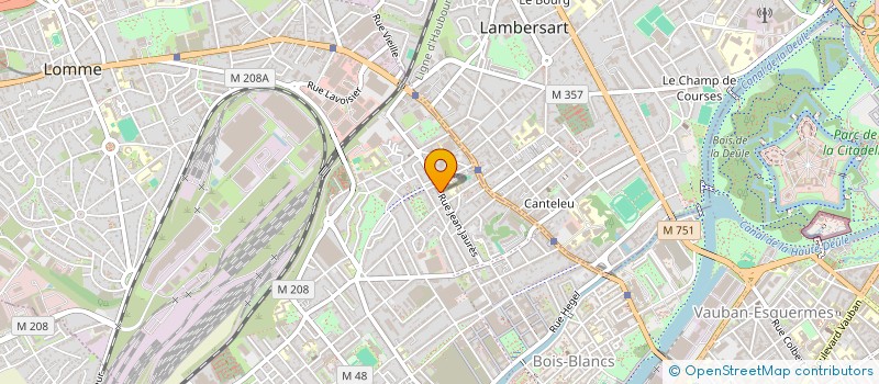 localisation de l'entreprise MONSIEUR GABRIEL VANRYSSEL à LILLE