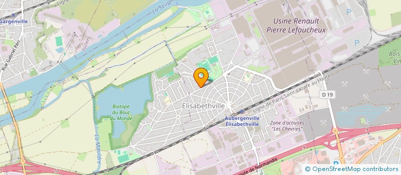 localisation de l'entreprise MONSIEUR GABRIEL VENANT  AUBERGENVILLE