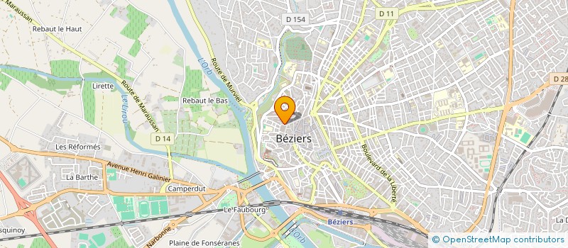localisation de l'entreprise MONSIEUR GABRIEL VENTURINI  BEZIERS