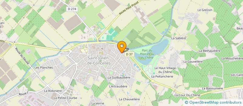 localisation de l'entreprise MONSIEUR GABRIEL VERGER à SAINT-JULIEN-DE-CONCELLES