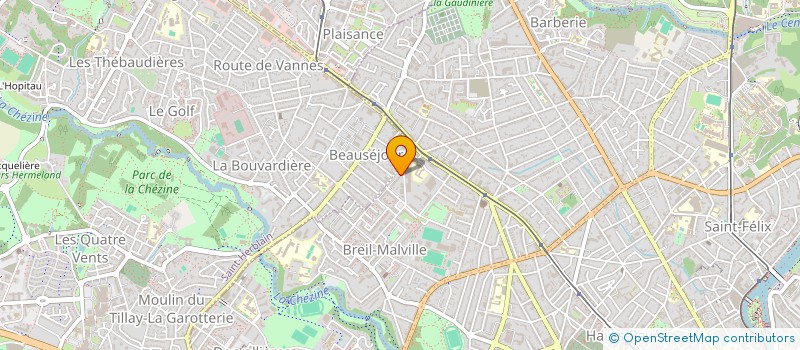 localisation de l'entreprise MONSIEUR GABRIEL VERGNE à NANTES