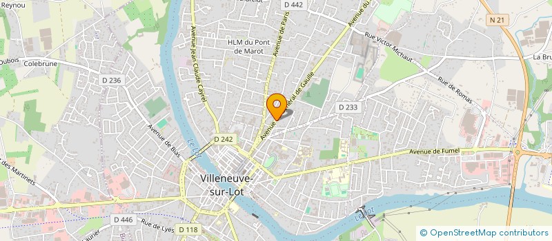 localisation de l'entreprise MONSIEUR GABRIEL VIDAL  VILLENEUVE-SUR-LOT