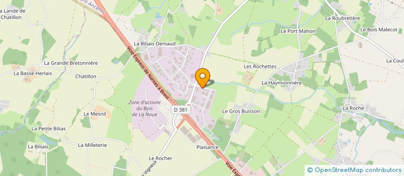 localisation de l'entreprise MONSIEUR GABRIEL VILLE  VIGNEUX-DE-BRETAGNE