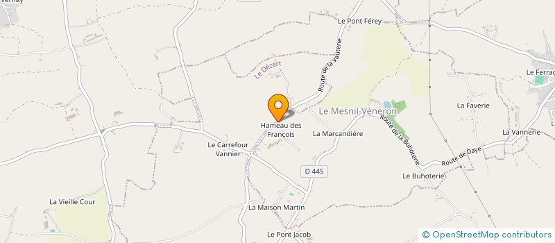 localisation de l'entreprise MONSIEUR GABRIEL VILLEDIEU  LE MESNIL-VENERON