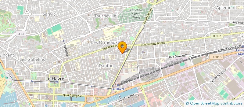 localisation de l'entreprise MONSIEUR GABRIEL VILLER à LE HAVRE
