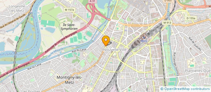 localisation de l'entreprise MONSIEUR GABRIEL WORMS  METZ