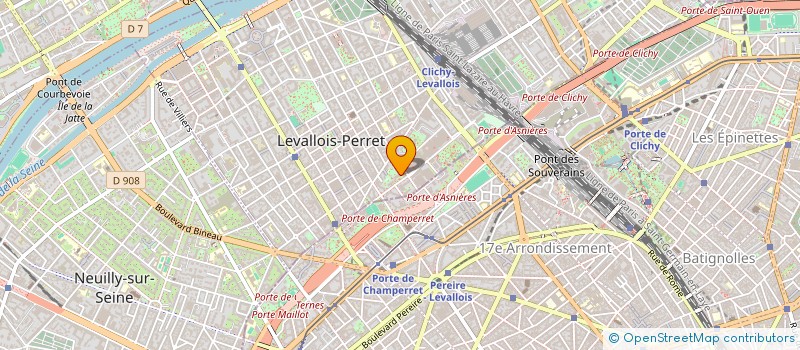 localisation de l'entreprise MONSIEUR GABRIELA CEAUSU à LEVALLOIS-PERRET
