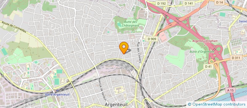 localisation de l'entreprise MONSIEUR GABRIELA MOLDOVAN  ARGENTEUIL