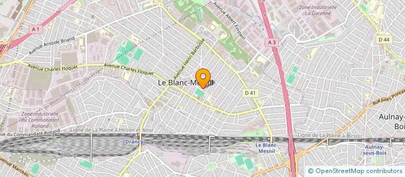 localisation de l'entreprise MONSIEUR GABRIELA OLIVEIRA à LE BLANC-MESNIL