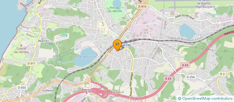 localisation de l'entreprise MONSIEUR GABRIELE CORDO à BIARRITZ