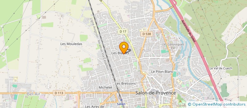 localisation de l'entreprise MONSIEUR GABRIELE GIANNUZZI à SALON-DE-PROVENCE