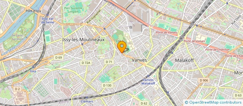 localisation de l'entreprise MONSIEUR GABRIELE PALMARIN à VANVES
