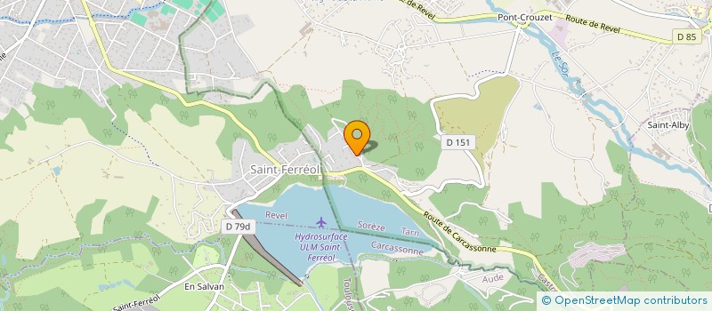 localisation de l'entreprise MONSIEUR GABRIELE PERUZZI  SOREZE