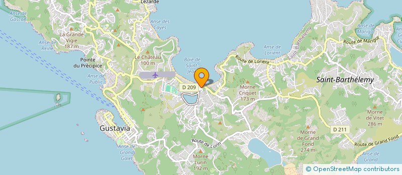 localisation de l'entreprise MONSIEUR GABY LEQUERRE  SAINT-BARTHELEMY