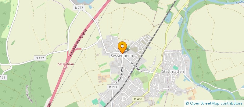 localisation de l'entreprise MONSIEUR GABY WEISS  SESSENHEIM